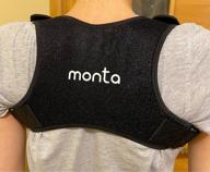 img 2 attached to Posture corrector monta 5 in 1, black review by Adam Wiedemann ᠌