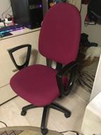 img 1 attached to Office chair Bureaucrat CH-1300N, upholstery: textile, color: black 3C11 review by Stanislaw Biedka ᠌