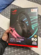 img 1 attached to Computer headset ASUS ROG Strix Go Core, moonlight white review by Ivan Nedkov (Ivan) ᠌