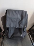 img 1 attached to Urban men's waterproof backpack for laptop 15.6", with USB port, 43x30x15 cm, black review by Petar Atanasov-robi ᠌