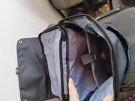 img 3 attached to Urban men's waterproof backpack for laptop 15.6", with USB port, 43x30x15 cm, black review by Petar Atanasov-robi ᠌