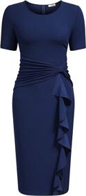 img 4 attached to 👗 AISIZE Womens Vintage Bodycon Cocktail Dresses: Elegant Women's Clothing for Special Occasions