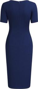 img 3 attached to 👗 AISIZE Womens Vintage Bodycon Cocktail Dresses: Elegant Women's Clothing for Special Occasions