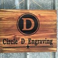 circle d engraving logo