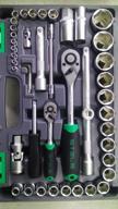 img 2 attached to Tool set Stels Tool set, 1/2", 1/4", CrV, plastic case 94 pcs, Stels, 94 pcs, black review by Mateusz Mate ᠌