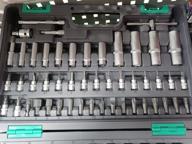 img 2 attached to Tool set Stels Tool set, 1/2", 1/4", CrV, plastic case 94 pcs, Stels, 94 pcs, black review by Mateusz Swierczynski ᠌