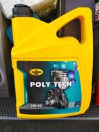img 1 attached to Synthetic motor oil Kroon Oil Poly Tech 5W-40, 5 l, 1 pc review by Janis Ziemelis ᠌