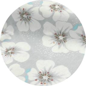 img 2 attached to Floral Print Cotton Sewing Fabric By Hanjunzhao - 39 X 63 Inches (Approx 1.09 X 1.75 Yards)
