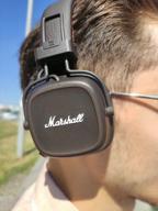 img 1 attached to Marshall Major IV wireless headphones, brown review by Maria Balogh ᠌