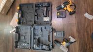 img 1 attached to Cordless drill driver Nocord, 20V, 2x1.5 Ah Li-Ion, in a case + 24 pieces of equipment, NCD-20.2.15.C review by Janis Gailitis ᠌