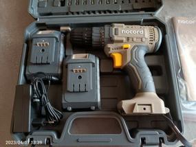 img 7 attached to Cordless drill driver Nocord, 20V, 2x1.5 Ah Li-Ion, in a case + 24 pieces of equipment, NCD-20.2.15.C