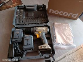 img 6 attached to Cordless drill driver Nocord, 20V, 2x1.5 Ah Li-Ion, in a case + 24 pieces of equipment, NCD-20.2.15.C