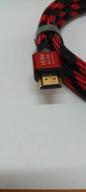 img 3 attached to Cable GCR HDMI - HDMI (GCR-HM481), 7.5 m, black, fer. rings review by Adam EK ᠌