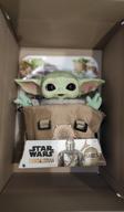 img 2 attached to Mattel Star Wars Mandalorian Plush Toy Baby Yoda Grog HBX33 review by Erzsebet Karancz ᠌