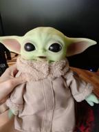 img 1 attached to Mattel Star Wars Mandalorian Plush Toy Baby Yoda Grog HBX33 review by Eva Bedo ᠌