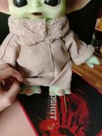 img 3 attached to Mattel Star Wars Mandalorian Plush Toy Baby Yoda Grog HBX33 review by Eva Bedo ᠌