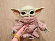 img 1 attached to Mattel Star Wars Mandalorian Plush Toy Baby Yoda Grog HBX33 review by Celina Macioszek ᠌