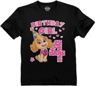 birthday girl patrol toddler t-shirt for girls' clothing: tops, tees, and blouses logo