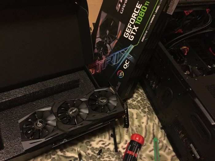 img 2 attached to ASUS GeForce Graphics ROG STRIX GTX1080TI 11G GAMING Renewed review by Adam Szczelewski ᠌