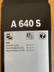img 31 attached to Щетка стеклоочистителя бескаркасная Bosch Aerotwin A640S 725 мм / 725 мм, 2 шт. для Ford Focus