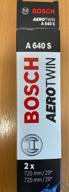img 2 attached to Frameless wiper blade Bosch Aerotwin A640S 725 mm / 725 mm, 2 pcs. for Ford Focus review by Mateusz Banaszkiewic ᠌