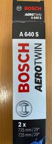 img 30 attached to Щетка стеклоочистителя бескаркасная Bosch Aerotwin A640S 725 мм / 725 мм, 2 шт. для Ford Focus