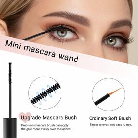 img 1 attached to Cluster Lash Glue Mascara Wand: The Ultimate DIY Lash Extension Solution For Perfectly Bonded Lashes That Last Up To 72 Hours