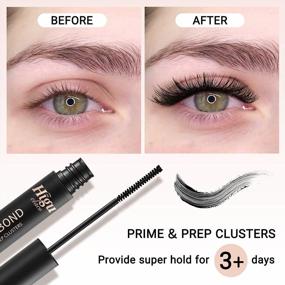 img 2 attached to Cluster Lash Glue Mascara Wand: The Ultimate DIY Lash Extension Solution For Perfectly Bonded Lashes That Last Up To 72 Hours