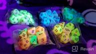 img 1 attached to 5 Sets Of Black Polyhedral Dice W/ Velvet Bag - Perfect For D&D, RPG & MTG! review by Chase Steele