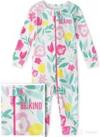 👶 baby and toddler girls snug fit cotton zip-front one piece footed pajama by the children's place logo