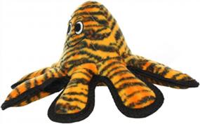 img 3 attached to TUFFY MEGA Ocean Creature Octopus: The World'S Toughest Soft Dog Toy With Squeakers And Multiple Layers For Interactive Play!