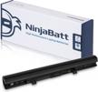 long-lasting power on the go: ninjabatt laptop battery for toshiba pa5185u-1brs & other models - 4 cells, high performance [2200mah/33wh] logo