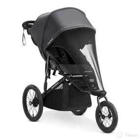 img 4 attached to 🖤 Joovy Zoom Jogging Stroller, Lightweight and Sleek, in Jet Black