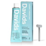 🦷 davids natural toothpaste: spearmint antiplaque formula - all-natural oral care solution logo