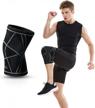 knee brace support: 1 or 2 pcs for men & women - compression sleeve for running, basketball, football, gym workout sports acl guard brace (tsla) logo