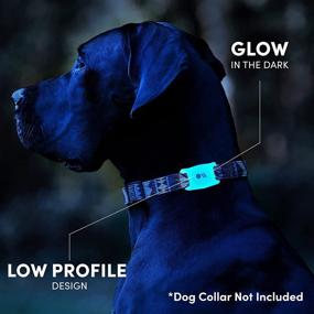 img 3 attached to 🐶 Case-Mate 2-Pack Protective AirTag Case: Anti-Lost Dog GPS Tracker Loop for Collar - Black/Glow in The Dark