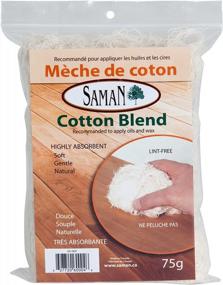 img 4 attached to SamaN Oil Applicator Cotton Blend Pad 60-004 – Lint Free Fabric – 75 G