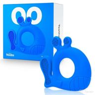 lovenoobs baby teething toys: safe, non-toxic silicone teether for babies logo