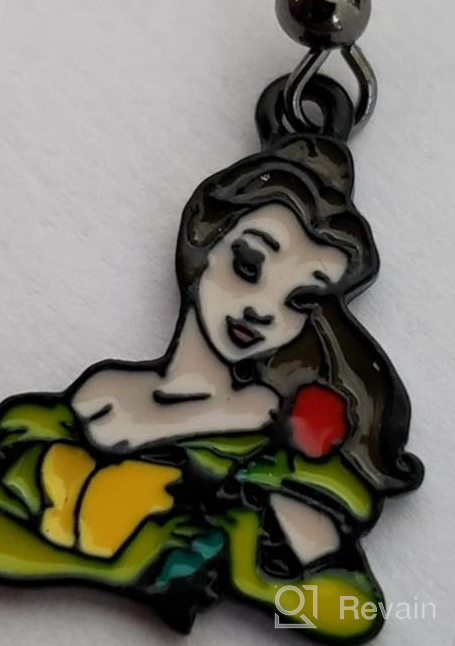 img 1 attached to 🏻 Fandom Enthusiast Exclusive! Princess Belle Earrings - Perfect Gifts for Girls and Women review by Stephanie Johnson