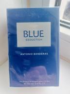 img 2 attached to Antonio Banderas Blue Seduction for Men Eau de Toilette, 100 ml review by Felicja Blaszczyk ᠌