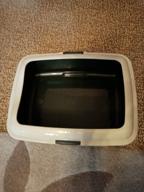 img 1 attached to 🐱 Premium Marchioro Goa 2C DLX Cat Litter Pans - Superior Quality for Your Feline Friend review by Anna Neplueva ᠌