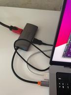 img 1 attached to Baseus Metal Gleam USB Hub (CAHUB-CY0G), 3 Ports, Gray review by Wiktor Popiel ᠌