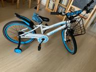 img 1 attached to Bicycle for children with training wheels Mobile Kid Slender, 20 inches, black-red review by Agata Roguska ᠌