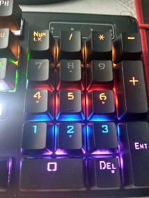 img 13 attached to Gaming keyboard Defender Paladin GK-370L Black Orange Blue, black