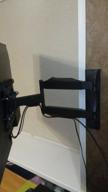 img 2 attached to Wall bracket ONKRON NP40 for TV 32"-65", tilt-swivel, up to 35 kg, black review by Boyan Chukov ᠌