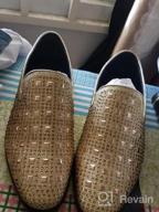 img 1 attached to Vintage Fashion Rhinestone Designer Loafers Men's Shoes in Loafers & Slip-Ons review by Barry Taylor