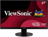 viewsonic va2746mh led monitor with office inputs, 60hz refresh rate, and blue light filter (model: va2746mh-led) logo