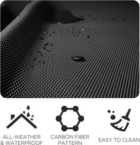 img 1 attached to 🚗 Custom All-Weather Floor Mats Liners for Tesla Model Y Driver, Passenger, 2nd Row Trunk - Non-Slip, Multi-Layer Design by Homeland Hardware (2020-2021-2022) - US Small Business