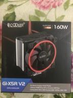 img 1 attached to CPU cooler PCcooler GI-X5 V2, silver/black/red review by Boyan Slavchev ᠌