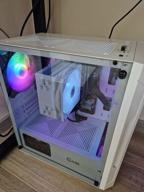 img 1 attached to CPU cooler ID-COOLING SE-224-XTS White, white review by Boyan Jakimov ᠌